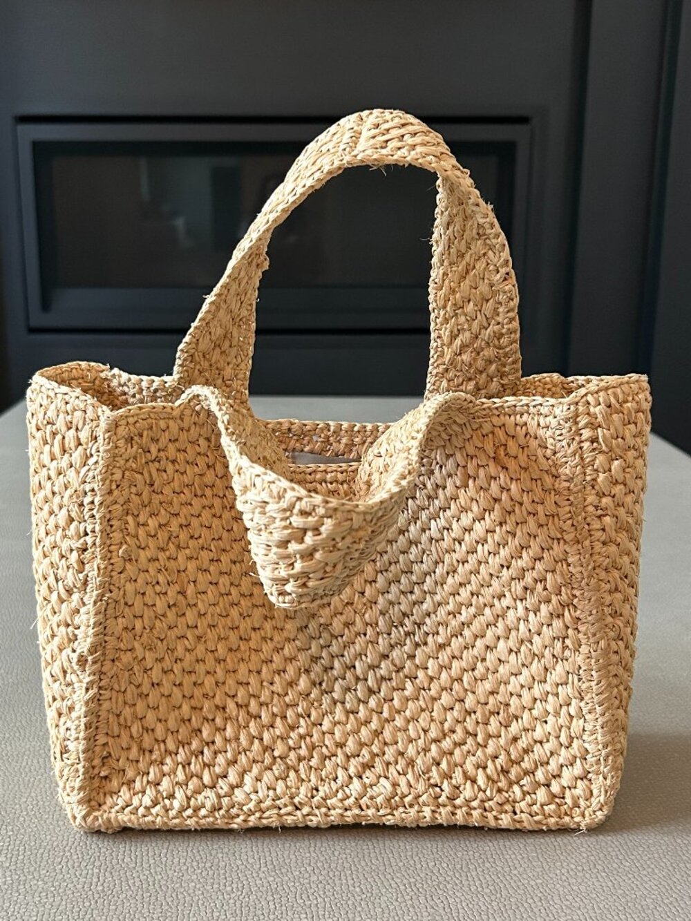 Hat Attack Mini Lulu Tote in Natural - Picture 2 of 5